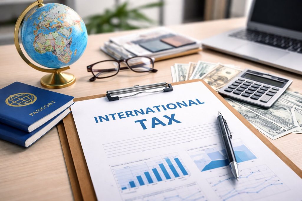 International tax preparation services for clients with foreign income and cross-border tax obligations.